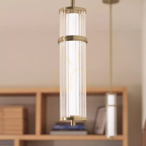 Riven LED-Pendelleuchte – Champagner-Bronze Elstead small 6
