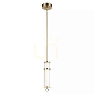 Riven LED-Pendelleuchte – Champagner-Bronze Elstead small 0