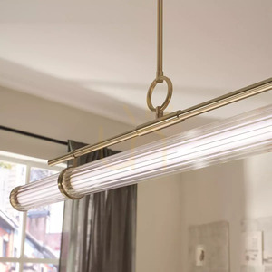Riven LED-Kücheninselleuchte – Champagner-Bronze Elstead small 5