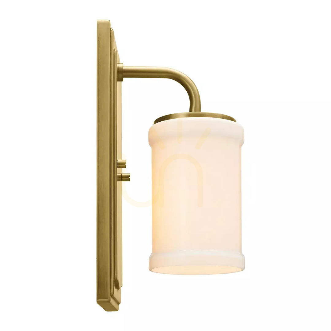 Vorschau Vetivene Wandleuchte – 1 Lichtquelle – Naturmessing von Elstead Vetivene Wandleuchte – 1 Lichtquelle – Naturmessing von Elstead