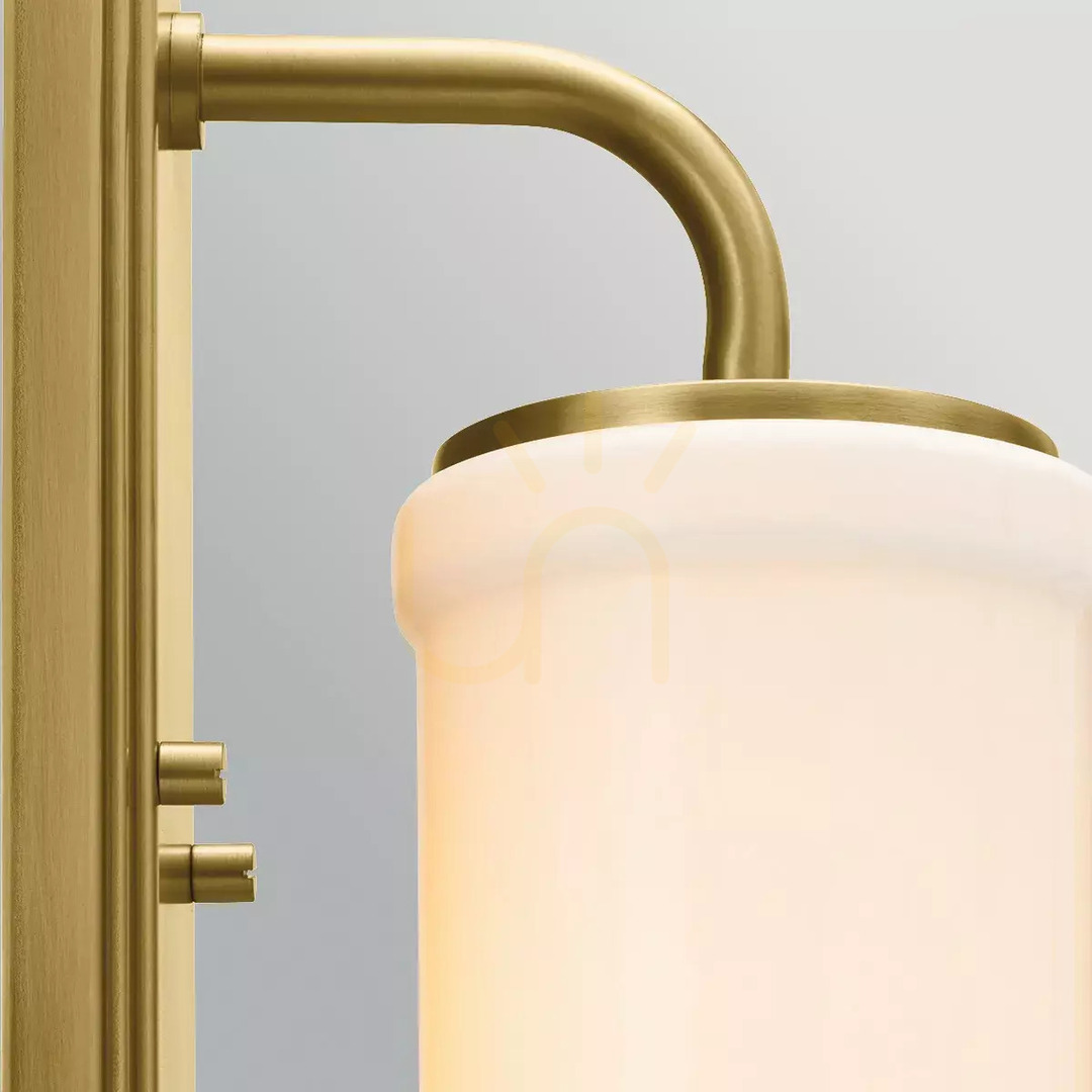 Vorschau Vetivene Wandleuchte – 1 Lichtquelle – Naturmessing von Elstead Vetivene Wandleuchte – 1 Lichtquelle – Naturmessing von Elstead