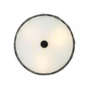 Sentry Deckenleuchte – 2 Lichtquellen – Schwarz Elstead small 2