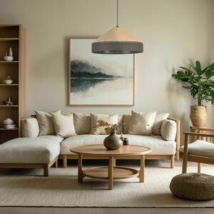Pendelleuchte TK-Lighting ELISS JUTA BROWN 10895, braune Jute, 50 cm, 1×E27 small 1