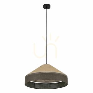 Pendelleuchte TK-Lighting ELISS JUTA BROWN 10895, braune Jute, 50 cm, 1×E27 small 8
