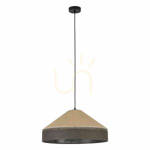 Pendelleuchte TK-Lighting ELISS JUTA BROWN 10895, braune Jute, 50 cm, 1×E27 small 0