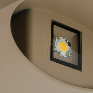 Verto Beige LED-Wandleuchte IP54 small 2