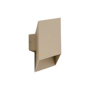LED-Wandleuchte „Cube“ in Beige, Schutzart IP54 small 5