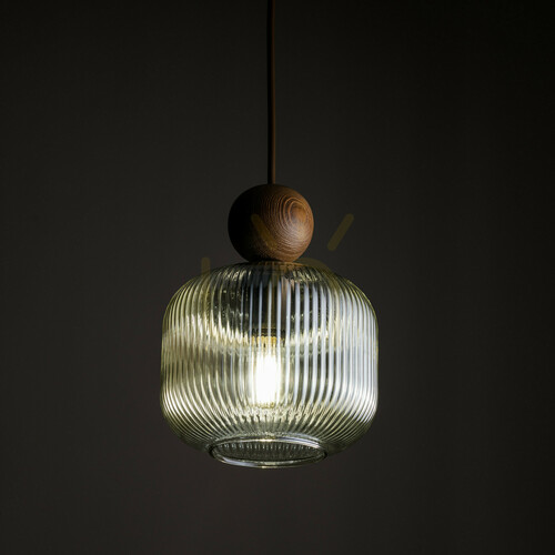 Prüfen TK-Lighting BALLO ORZECH 11837 Pendelleuchte, cognacfarbenes Glas, 1×E14