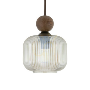 TK-Lighting BALLO ORZECH 11837 Pendelleuchte, cognacfarbenes Glas, 1×E14 small 6