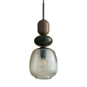 Zen New Brown Botti Cognac Pendelleuchte 1 Xe14 small 5