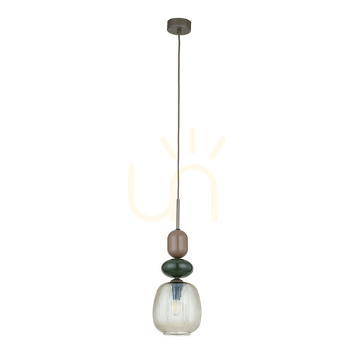 Prüfen Zen New Brown Botti Cognac Pendelleuchte 1 Xe14