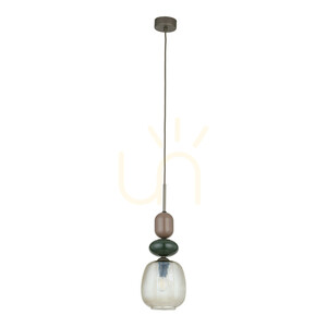 Zen New Brown Botti Cognac Pendelleuchte 1 Xe14 small 0
