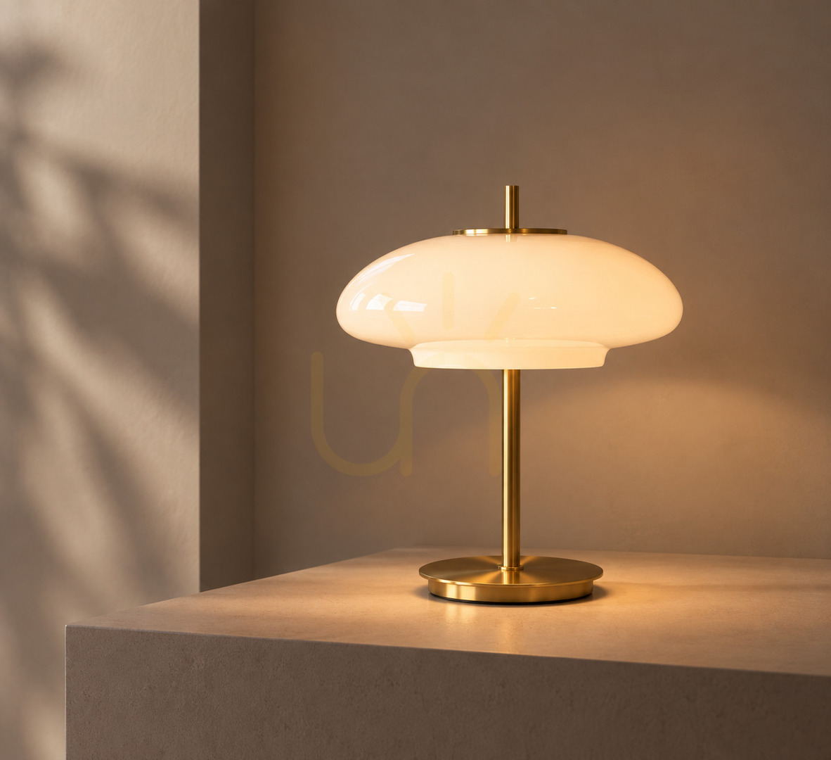 Anzeige Tischlampe BAZAR BIZAR Alba M Weißgold Glas Metall 32 cm Tischlampe BAZAR BIZAR Alba M Weißgold Glas Metall 32 cm