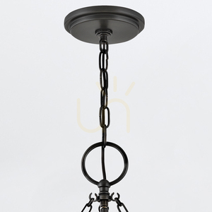 Chance Pendelleuchte Quintiesse 3 x E27, geschwärztes Messing, Opalglas small 3