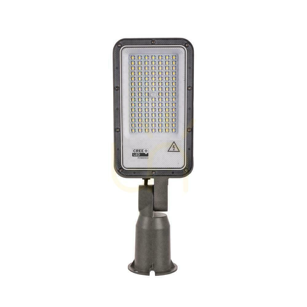 Aussicht V-TAC CREE CHIP LED-Straßenleuchte mit Dimmfunktion, 100 W, VT-105ST, 6500 K, 12.000 lm, 6 Jahre Garantie V-TAC CREE CHIP LED-Straßenleuchte mit Dimmfunktion, 100 W, VT-105ST, 6500 K, 12.000 lm, 6 Jahre Garantie