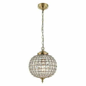 Pendelleuchte Endon Tanaro Messing Glas Dimmbar E27 30 cm small 0