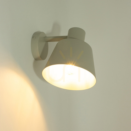 Prüfen Wandleuchte Sigma DUNKA grau-beige E27 17 cm Stahl SKU 41138