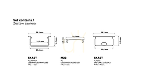 TEKKNI SKAST-Set, Silber, mattierter Schirm, 2 m 2 TEKKNI SKAST-Set, Silber, mattierter Schirm, 2 m small 2