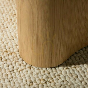 Nova Nook LESUND Couchtisch 90 cm, Sinterstein in Travertinoptik, Eichenfurnier small 2