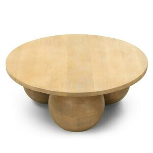 MOXIE 70 cm Couchtisch, rund, aus Mangoholz, mit abgerundeten Formen von Nova Nook small 6