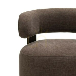 DOUX Lounge-Sessel, abgerundete Formen, Farbe Espresso, Nova Nook Nussbaum small 7