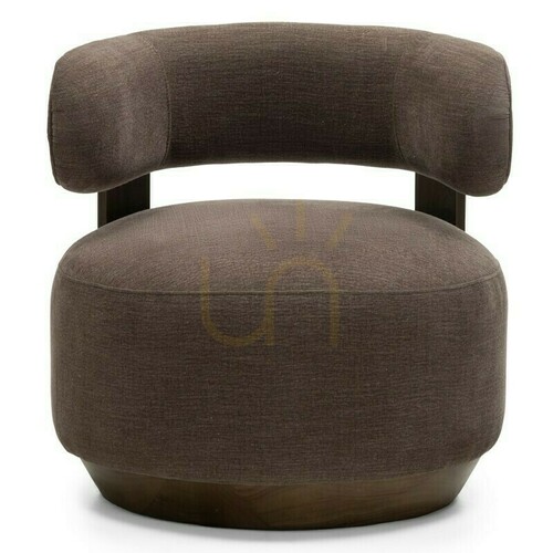 Prüfen DOUX Lounge-Sessel, abgerundete Formen, Farbe Espresso, Nova Nook Nussbaum