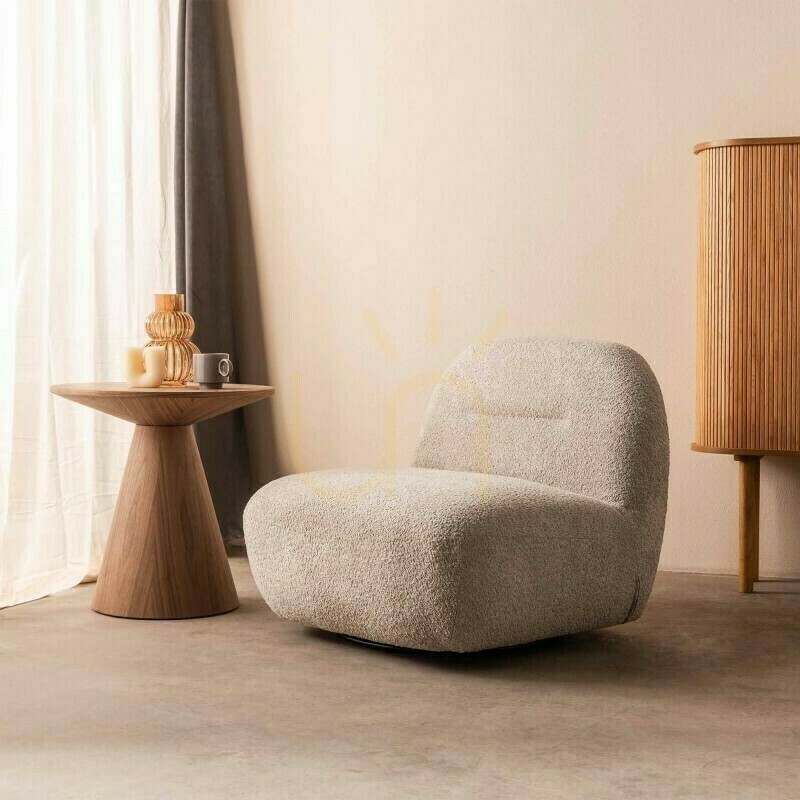 Vorschau MOOM Sessel mit Drehfuß, grau-beige, Nova Nook MOOM Sessel mit Drehfuß, grau-beige, Nova Nook