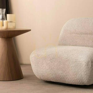 MOOM Sessel mit Drehfuß, grau-beige, Nova Nook 5 MOOM Sessel mit Drehfuß, grau-beige, Nova Nook small 5