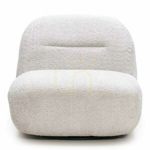 MOOM Sessel mit Drehfuß, grau-beige, Nova Nook 0 MOOM Sessel mit Drehfuß, grau-beige, Nova Nook small 0