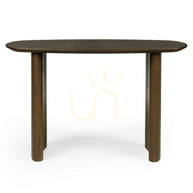 Prüfen MIRA 120 cm Schreibtisch/Konsole, dunkle Eiche von Nova Nook MIRA 120 cm Schreibtisch/Konsole, dunkle Eiche von Nova Nook