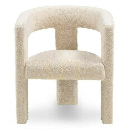 Prüfen LAUREN Sessel, Bouclé-Stoff, beige Nova Nook
