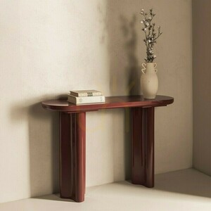 HALO 120 cm Schreibtisch/Konsole, burgunderbraun, glänzend, Nova Nook small 1
