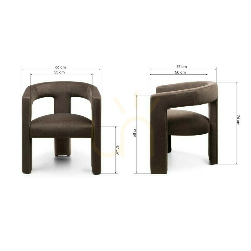 Anzeige LAUREN „Chocolate Velvet“ Loungesessel von Nova Nook LAUREN „Chocolate Velvet“ Loungesessel von Nova Nook