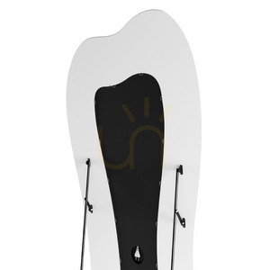 CELLO Standspiegel mit LED-Beleuchtung, 63 x 160 cm, unregelmäßig geformt, weiß, Nova Nook small 5