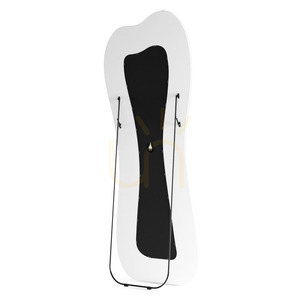 CELLO Standspiegel mit LED-Beleuchtung, 63 x 160 cm, unregelmäßig geformt, weiß, Nova Nook small 6
