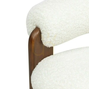 LOLE Sessel, Creme/Walnuss, Nova Nook Bouclé 5 LOLE Sessel, Creme/Walnuss, Nova Nook Bouclé small 5