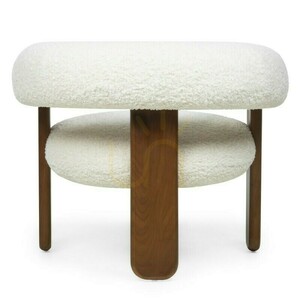 LOLE Sessel, Creme/Walnuss, Nova Nook Bouclé 7 LOLE Sessel, Creme/Walnuss, Nova Nook Bouclé small 7