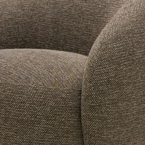NORA-Drehstuhl, braun und cremefarben, mit abgerundeten Formen von Nova Nook small 4