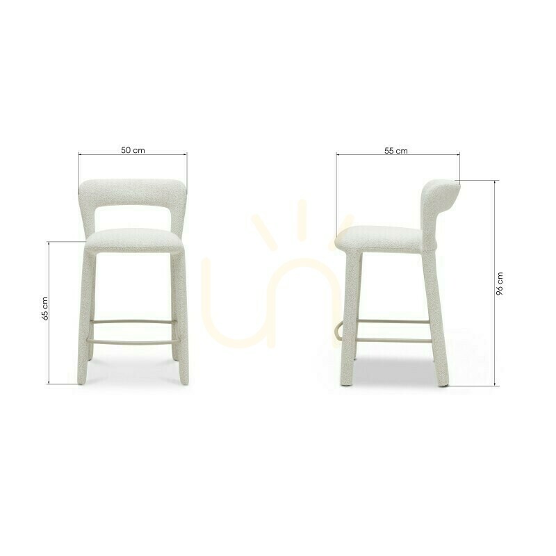 Aussicht 2er-Set gepolsterte IROKIII-Hocker in Beige und Creme; Mindestbestellmenge: 2 Stück, Nova Nook 2er-Set gepolsterte IROKIII-Hocker in Beige und Creme; Mindestbestellmenge: 2 Stück, Nova Nook