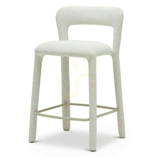 Prüfen 2er-Set gepolsterte IROKIII-Hocker in Beige und Creme; Mindestbestellmenge: 2 Stück, Nova Nook
