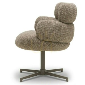 MOKE-Sessel, braun mit cremefarbenen/hellbraunen Beinen von Nova Nook 3 MOKE-Sessel, braun mit cremefarbenen/hellbraunen Beinen von Nova Nook small 3