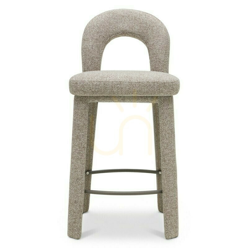 Vorschau ARI Polsterhocker, Braun und Creme, Nova Nook ARI Polsterhocker, Braun und Creme, Nova Nook