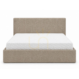 SEMPLICE Polsterbett mit Stauraum – 140 x 200 – GAVA 11 GRAU-BEIGE Nova Nook small 4