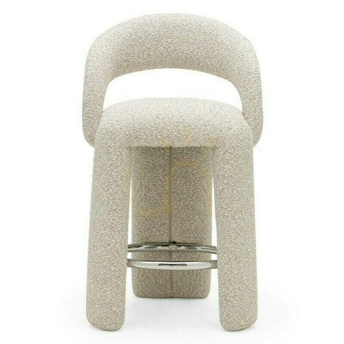 Prüfen 2er-Set gepolsterte Hocker „LISE“ in Beige und Creme; Mindestbestellmenge: 2 Stück, Nova Nook