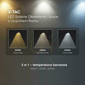 V-TAC 40-W-LED-Solarstraßenleuchte, schwarz, IP65, 150 lm/W, CCT VT-ST43, 6000 lm small 12