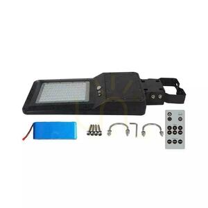 V-TAC 40-W-LED-Solarstraßenleuchte, schwarz, IP65, 150 lm/W, CCT VT-ST43, 6000 lm small 4