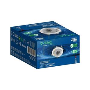 V-TAC LED CREE Einbau-Downlight, schwenkbar, 12 W, CRI 90+, CCT, IP44, Weiß, VT-110011CCT, 800 lm, 6 Jahre Garantie small 2