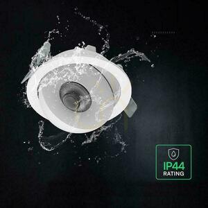 V-TAC LED CREE Einbau-Downlight, schwenkbar, 12 W, CRI 90+, CCT, IP44, Weiß, VT-110011CCT, 800 lm, 6 Jahre Garantie small 6