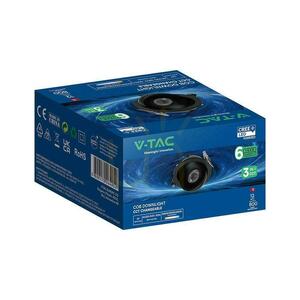 V-TAC LED CREE Einbau-Downlight, schwenkbar, 12 W, CRI 90+, CCT, IP44, Weiß, VT-110011CCT, 800 lm, 6 Jahre Garantie small 2