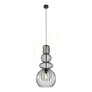 Kago Black Pendelleuchte 1 Xe27 small 8